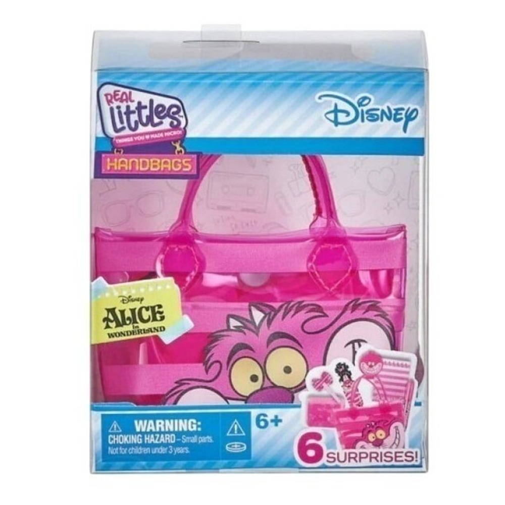 Shopkins Disney Real Littles Mini Handbags Cheshire Cat 6 Surprises New - Picture 4 of 7